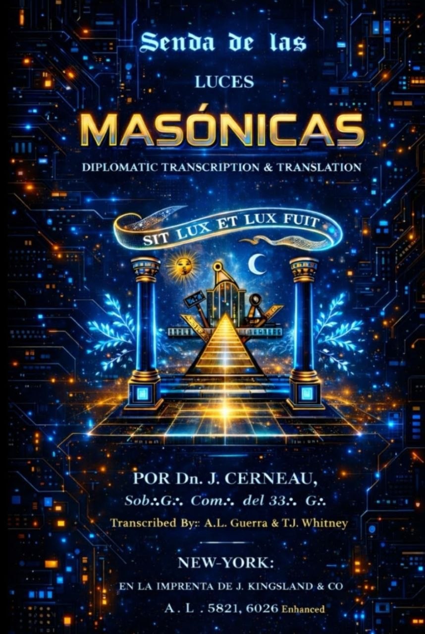 Cover: Senda de las Luces Masónicas: Diplomatic Transcription & Translation